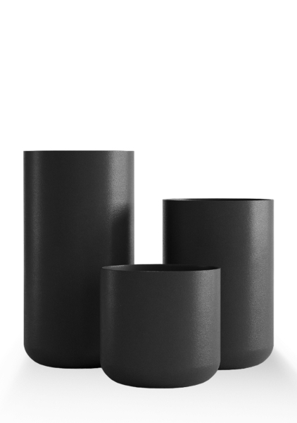 Кашпо CONCRETIKA TOPPER NERO Кашпо CONCRETIKA TOPPER NERO