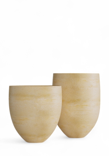 Кашпо CONCRETIKA BARREL LEMON CLAY Кашпо CONCRETIKA BARREL LEMON CLAY